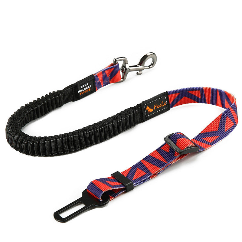 Pet Car Safety Buckle Belt – 21 Styles Bungee Seatbelt for Dogs