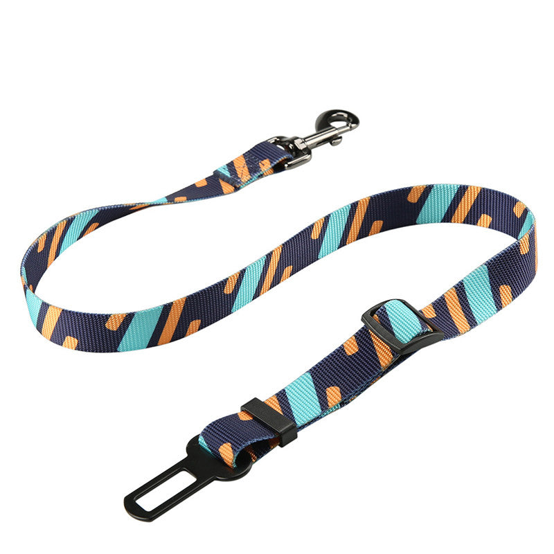 Pet Car Safety Buckle Belt – 21 Styles Bungee Seatbelt for Dogs