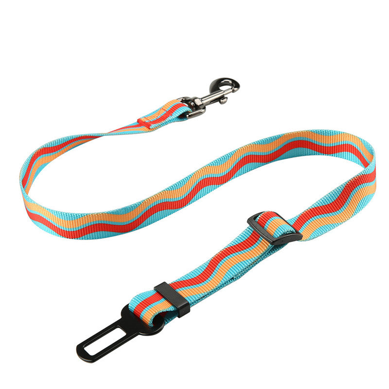 Pet Car Safety Buckle Belt – 21 Styles Bungee Seatbelt for Dogs