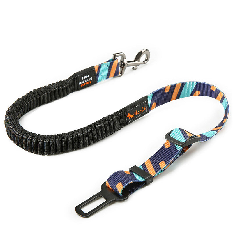 Pet Car Safety Buckle Belt – 21 Styles Bungee Seatbelt for Dogs