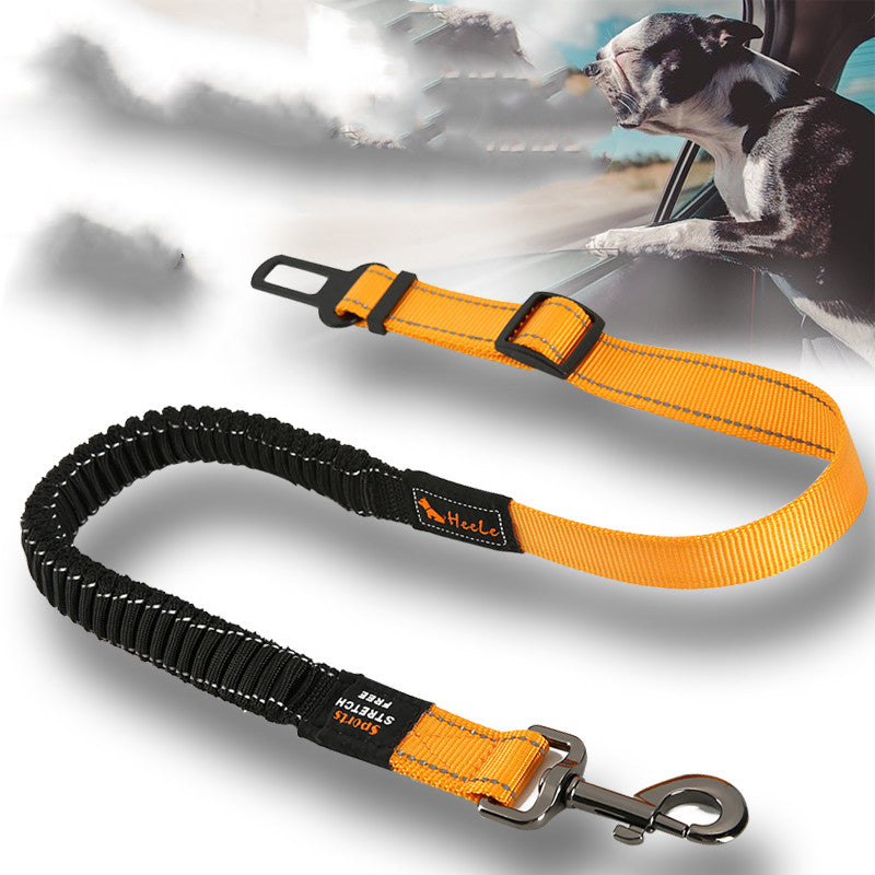 Pet Car Safety Buckle Belt – 21 Styles Bungee Seatbelt for Dogs