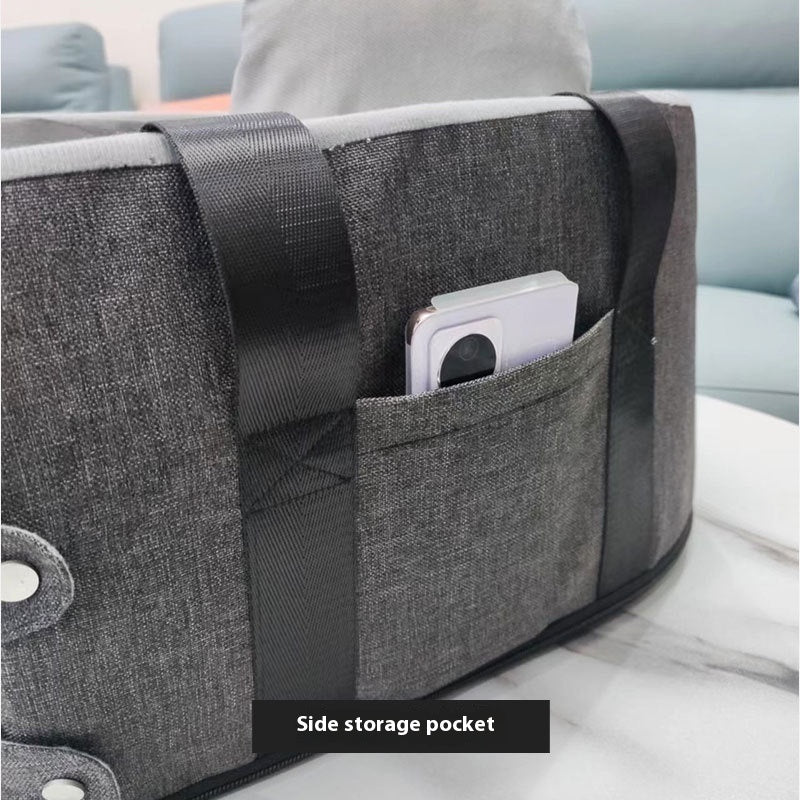Portable Handbag Pet Car Seat – Stylish Travel Bed for Dogs & Cats