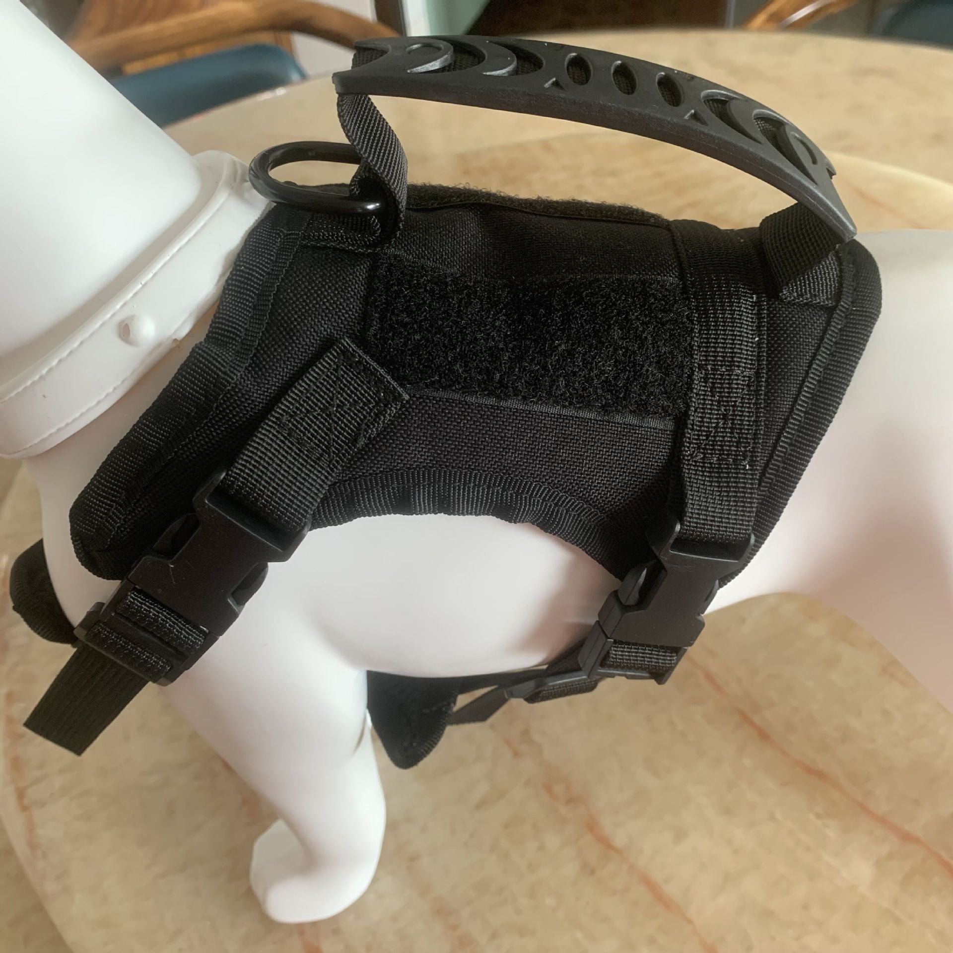 Tactical Dog Harness – Adjustable Vest Style with Handle & Leash