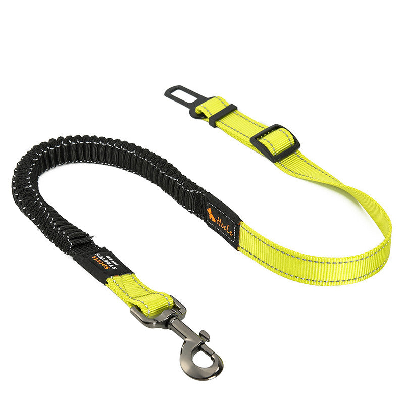 Pet Car Safety Buckle Belt – 21 Styles Bungee Seatbelt for Dogs
