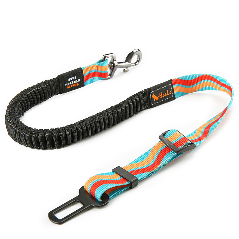 Pet Car Safety Buckle Belt – 21 Styles Bungee Seatbelt for Dogs
