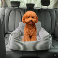 Pet Car Sofa Bed – Cozy Striped Nest for Dogs & Cats